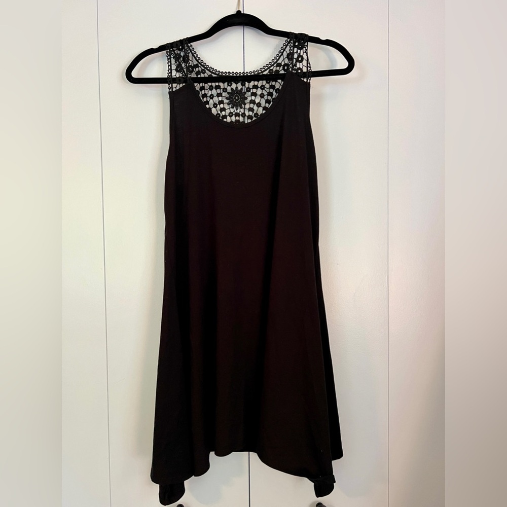 Black swimsuit coverup